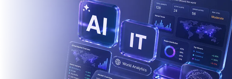 Flow chart of analytics for IT and AI stocks